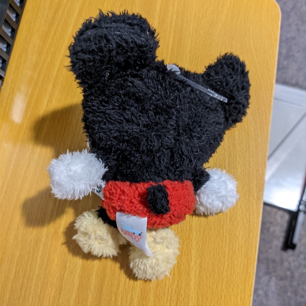 Disney Mickey Mouse Baby Plush Toy With Crinkle - Picture 3 of 3